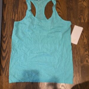 Lululemon Women's Aqua Tank Top Heathered Bali Breeze 10 NWT Swiftly Racerback